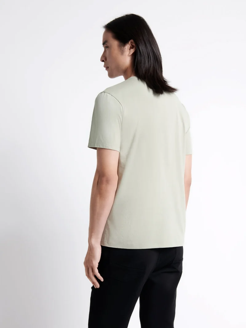 T-shirt col rond en coton Supima®