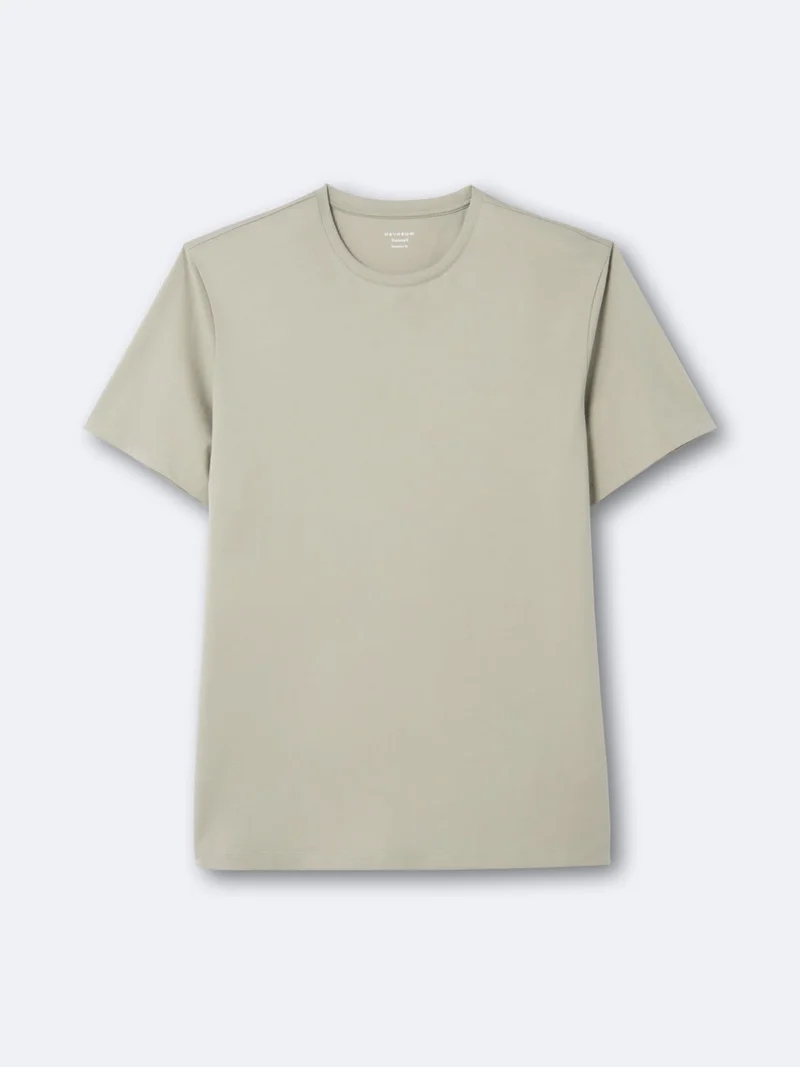 T-shirt col rond en coton Supima®