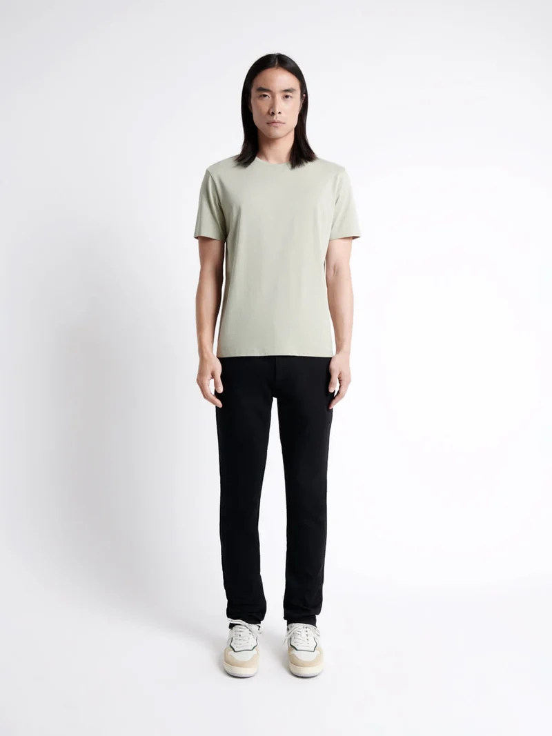 T-shirt col rond en coton Supima®