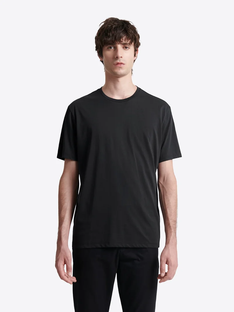T-shirt col rond en coton Supima®