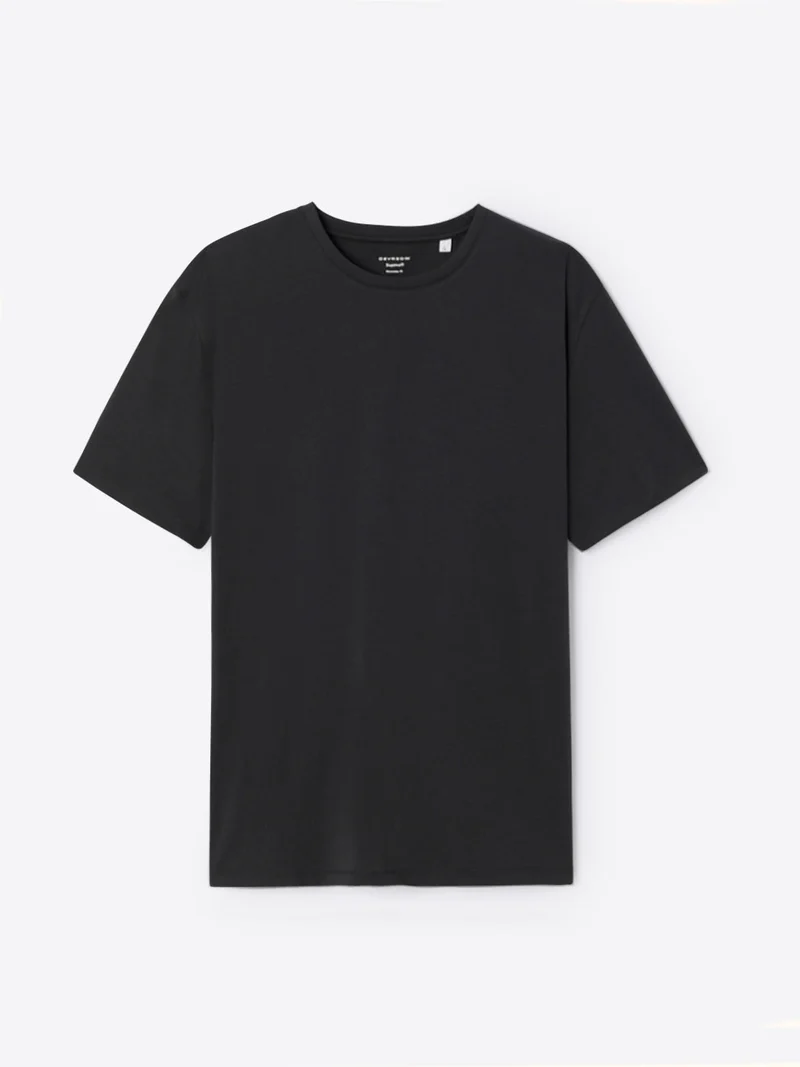 T-shirt col rond en coton Supima®
