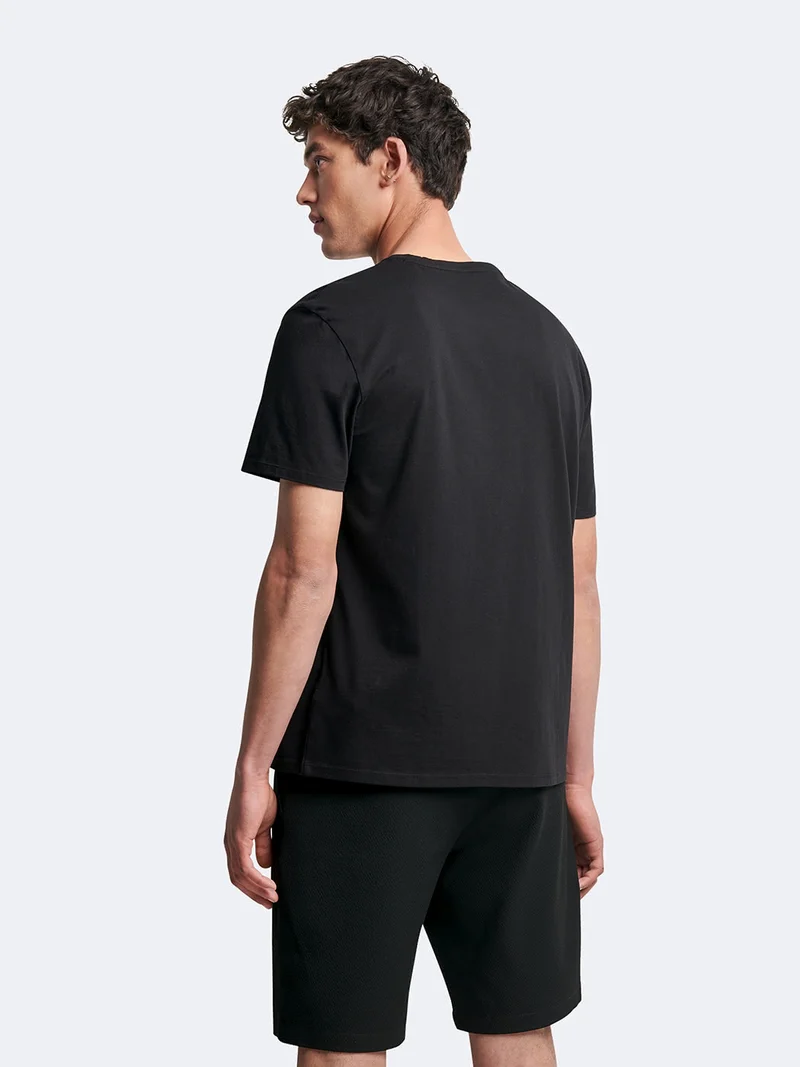 T-shirt 100% coton à motif devant