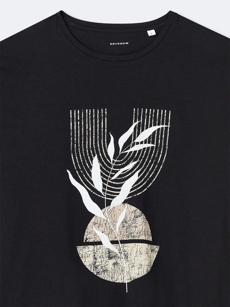 T-shirt 100% coton à motif devant