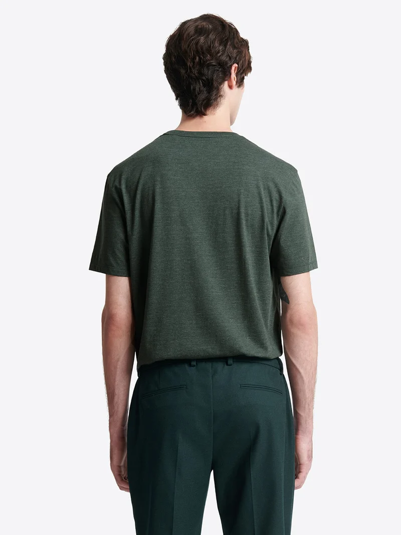 T-shirt col rond mélange coton Supima®