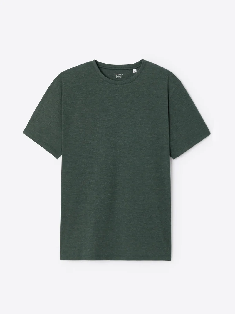T-shirt col rond mélange coton Supima®