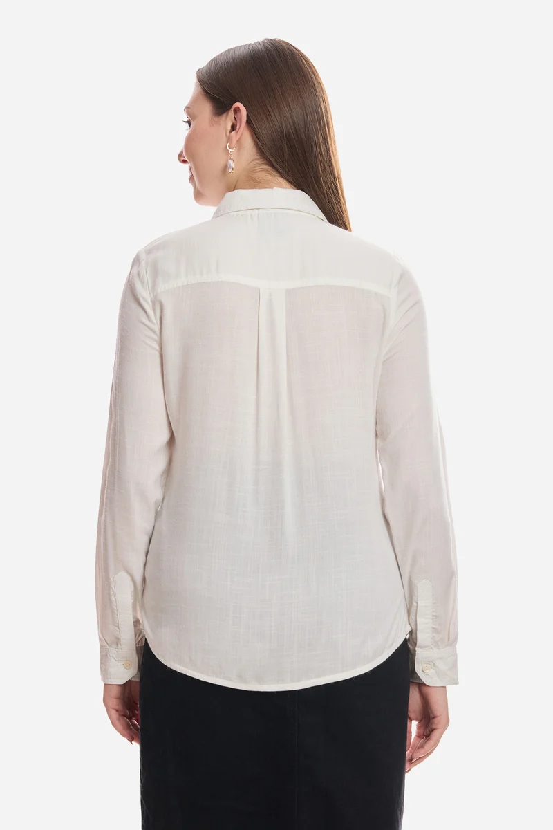 Sam|100% Viscose Button Down Shirt