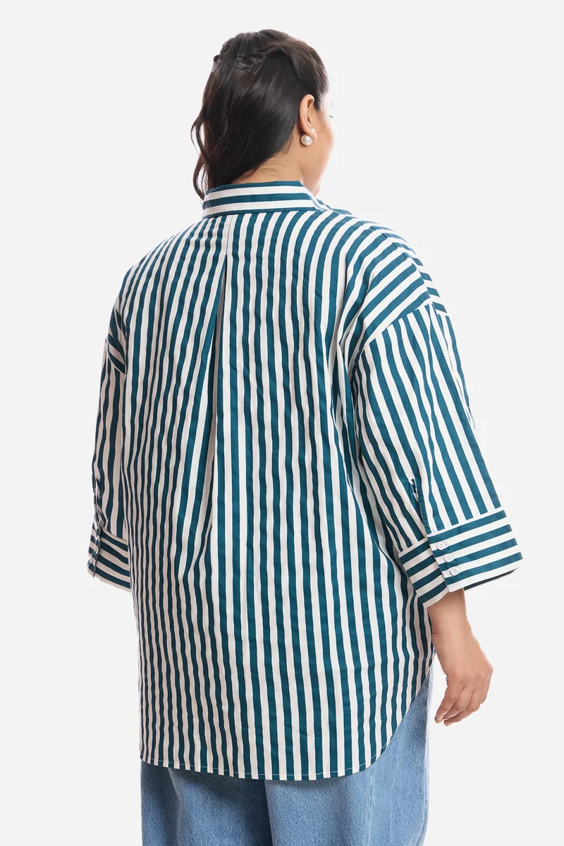 Anora|Cotton Boxy Fit Shirt