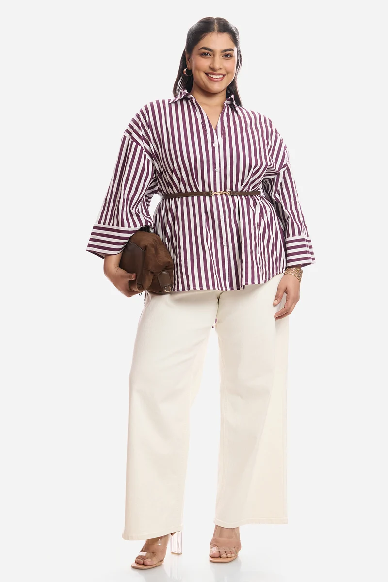 Pasang|Cotton Boxy Fit Shirt