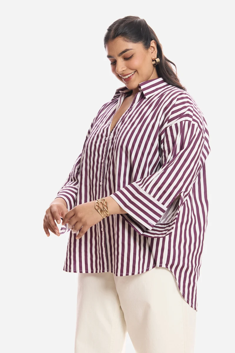 Pasang|Cotton Boxy Fit Shirt