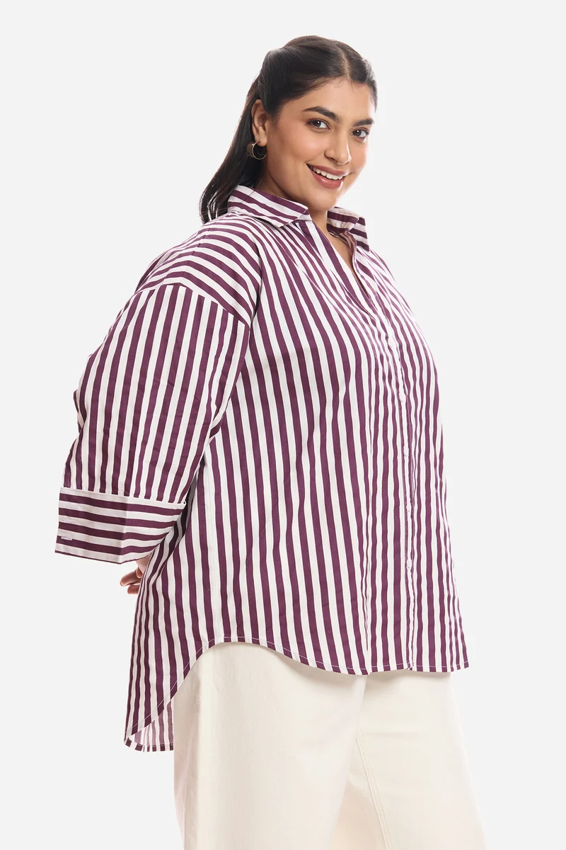Pasang|Cotton Boxy Fit Shirt