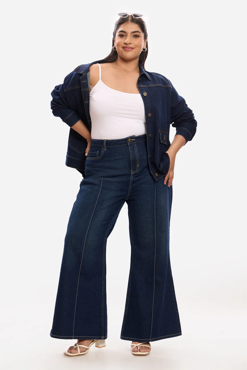 Adara|Cotton Denim Jacket