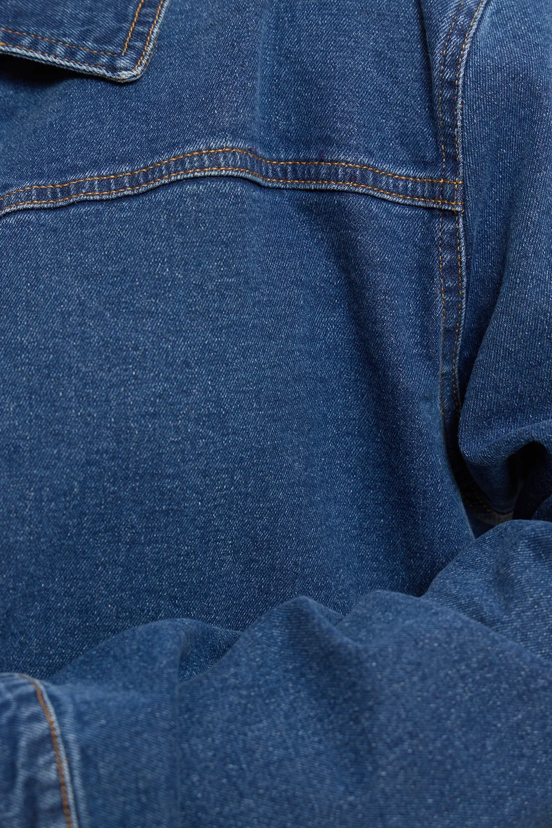 Adelaine|Cotton Denim Jacket