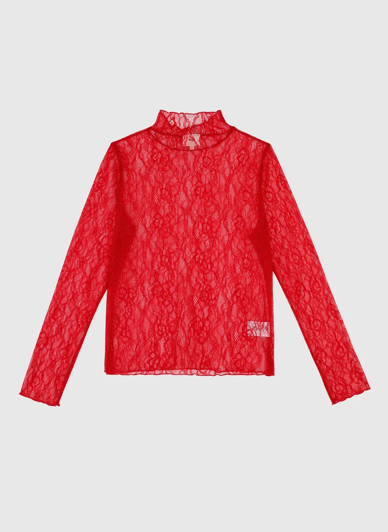 TOP ALIBELY rouge