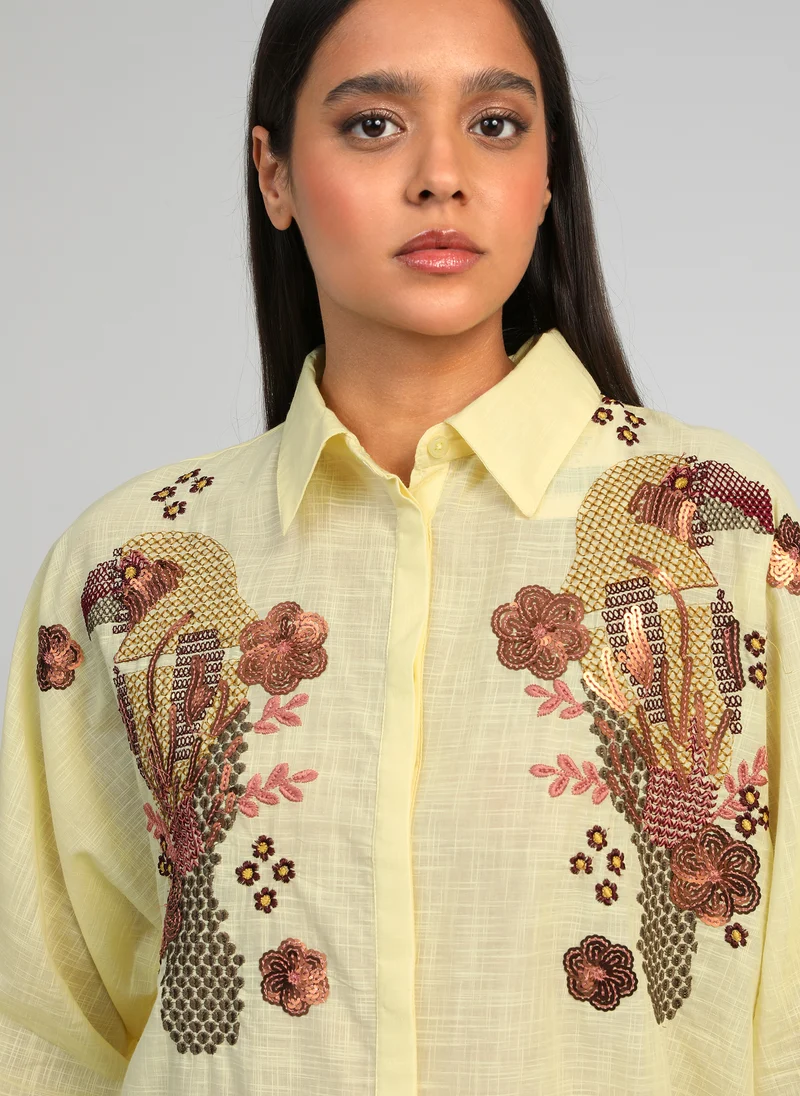 CHEMISE SHANNYLA jaune
