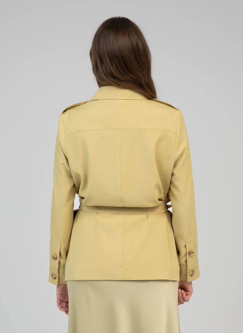 VESTE ZOALICE blé