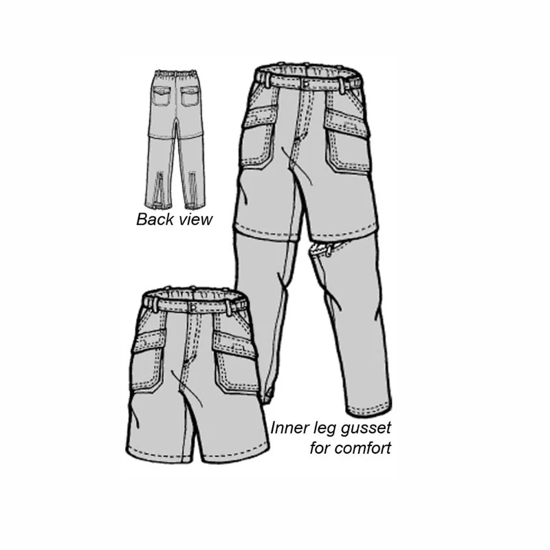 PATRON DE COUTURE PDF | Shorts cargo Sunset Bay et pantalon à jambes amovibles (adulte) | The Green Pepper