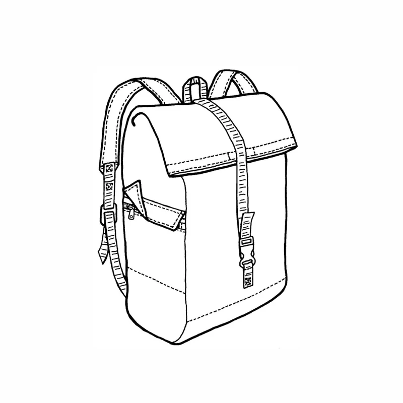 PATRON DE COUTURE PDF | Sac à dos Pioneer | The Green Pepper