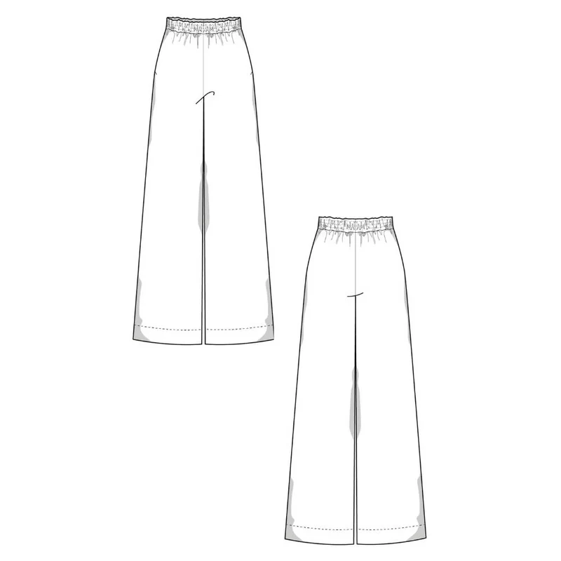 Patron de couture PDF | Pantalon Palazzo LANA | Juliana Martejevs