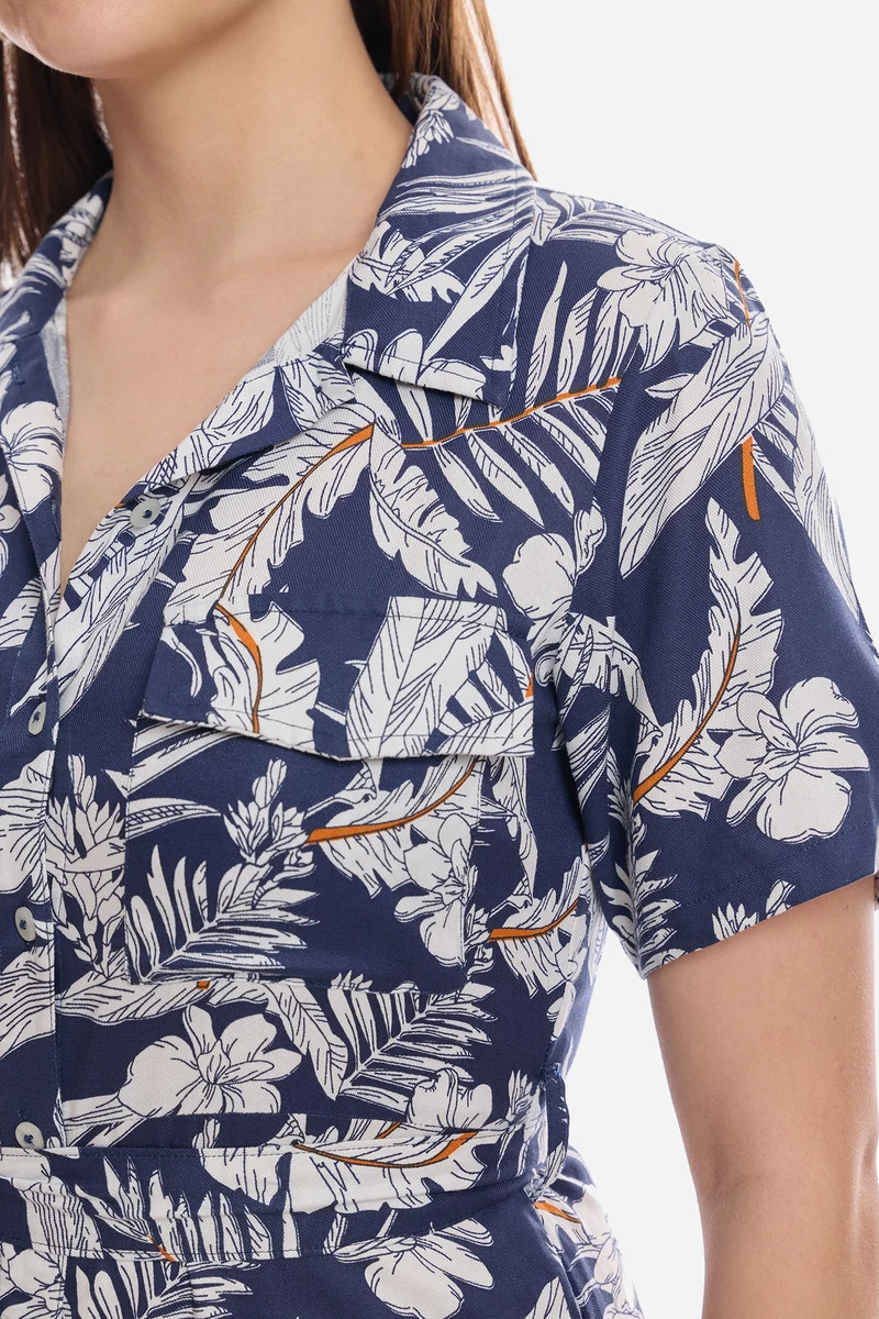 Bute|100% Viscose Twill Maxi Shirt Dress