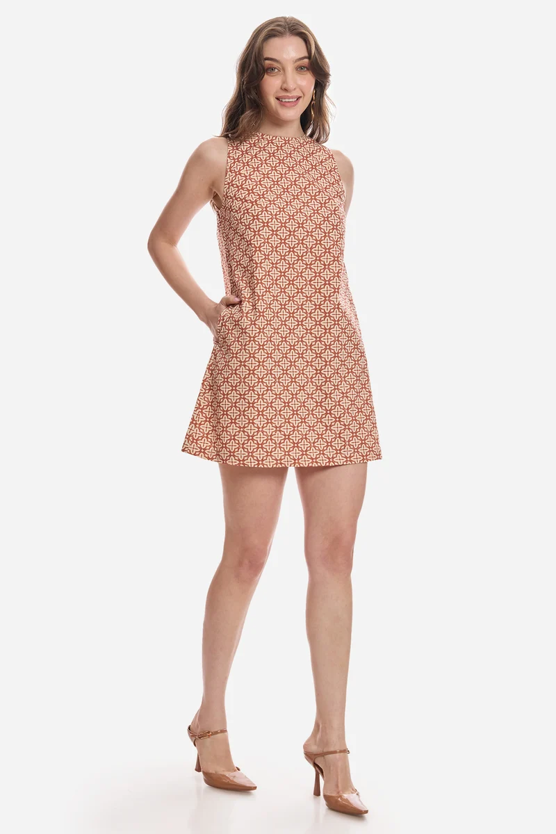 Nur|100% Cotton Tent Mini Dress