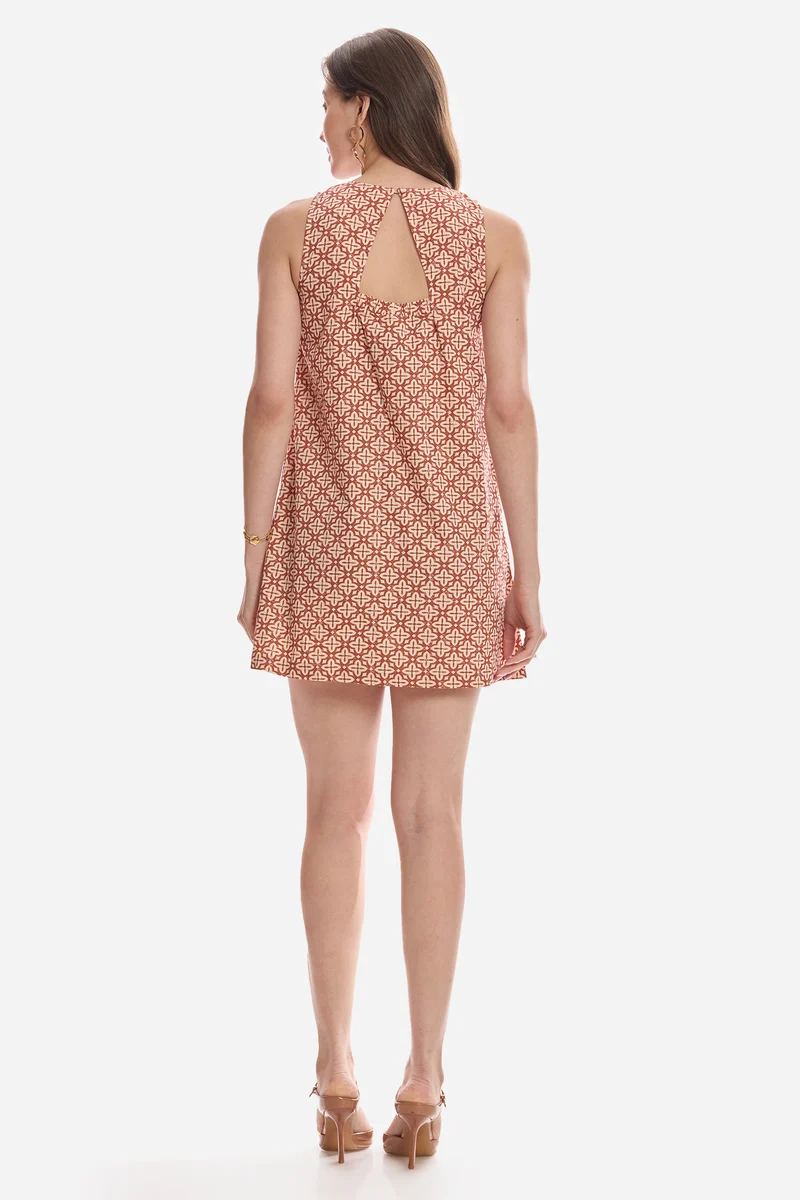 Nur|100% Cotton Tent Mini Dress