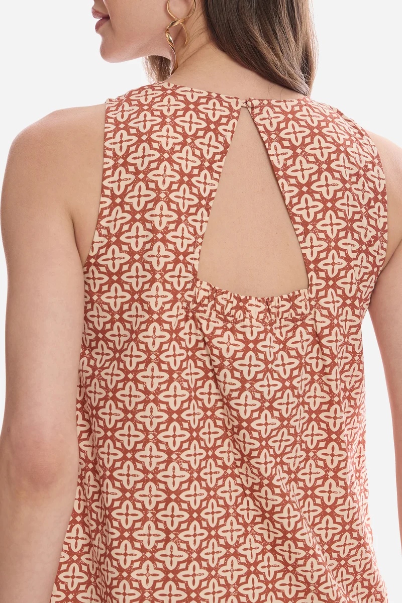 Nur|100% Cotton Tent Mini Dress