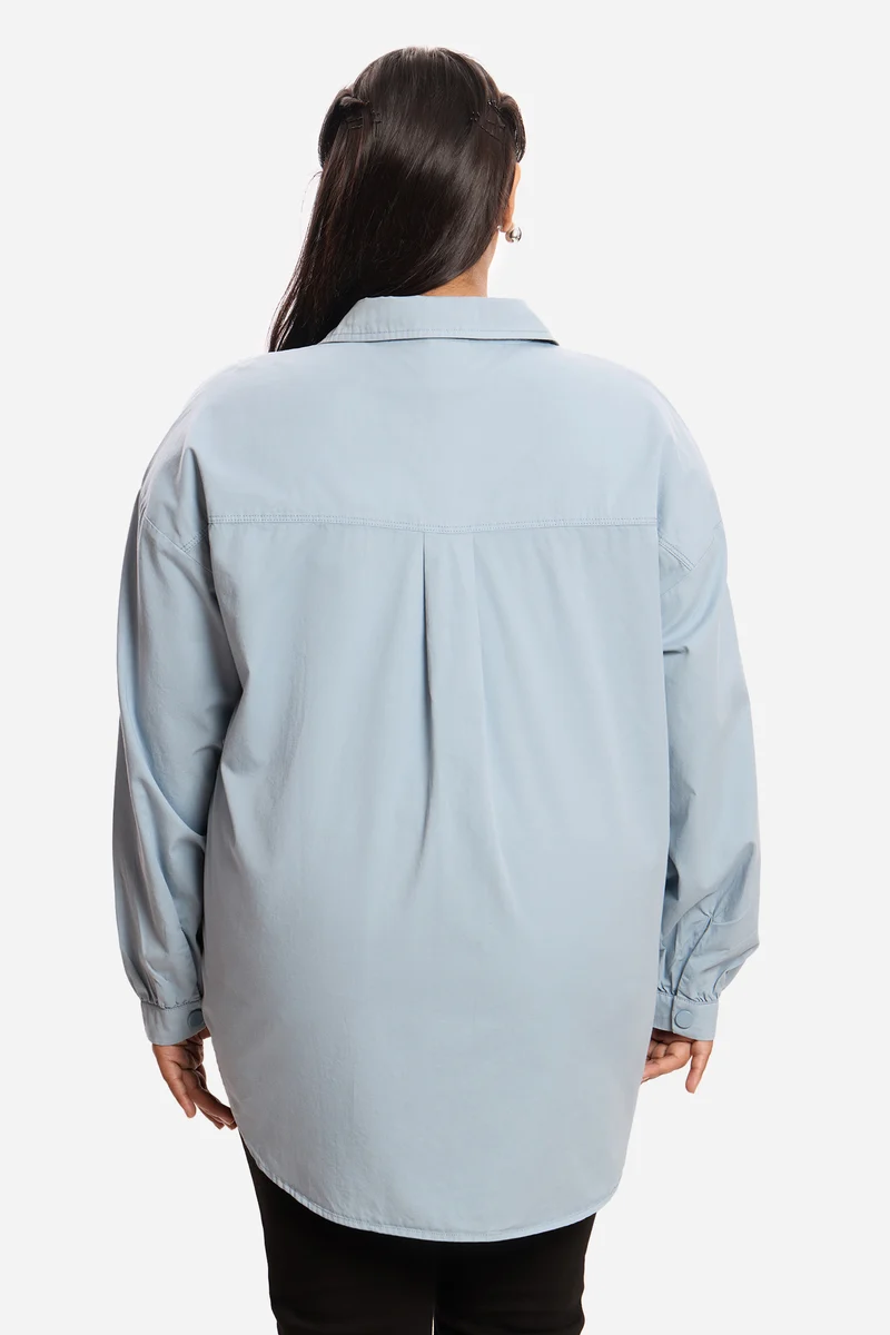 Joanna|100% Cotton Washed Utility Shirt