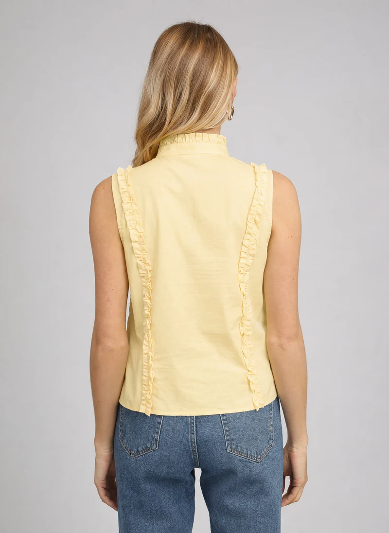 CHEMISE SLOANE jaune
