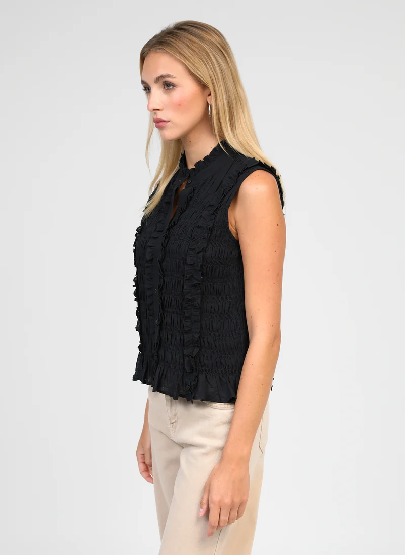 CHEMISE SLOANE noir
