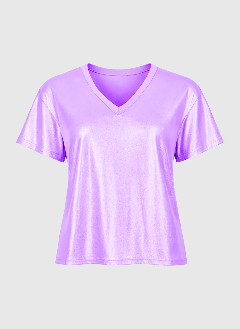 T-SHIRT AGNEZA parme