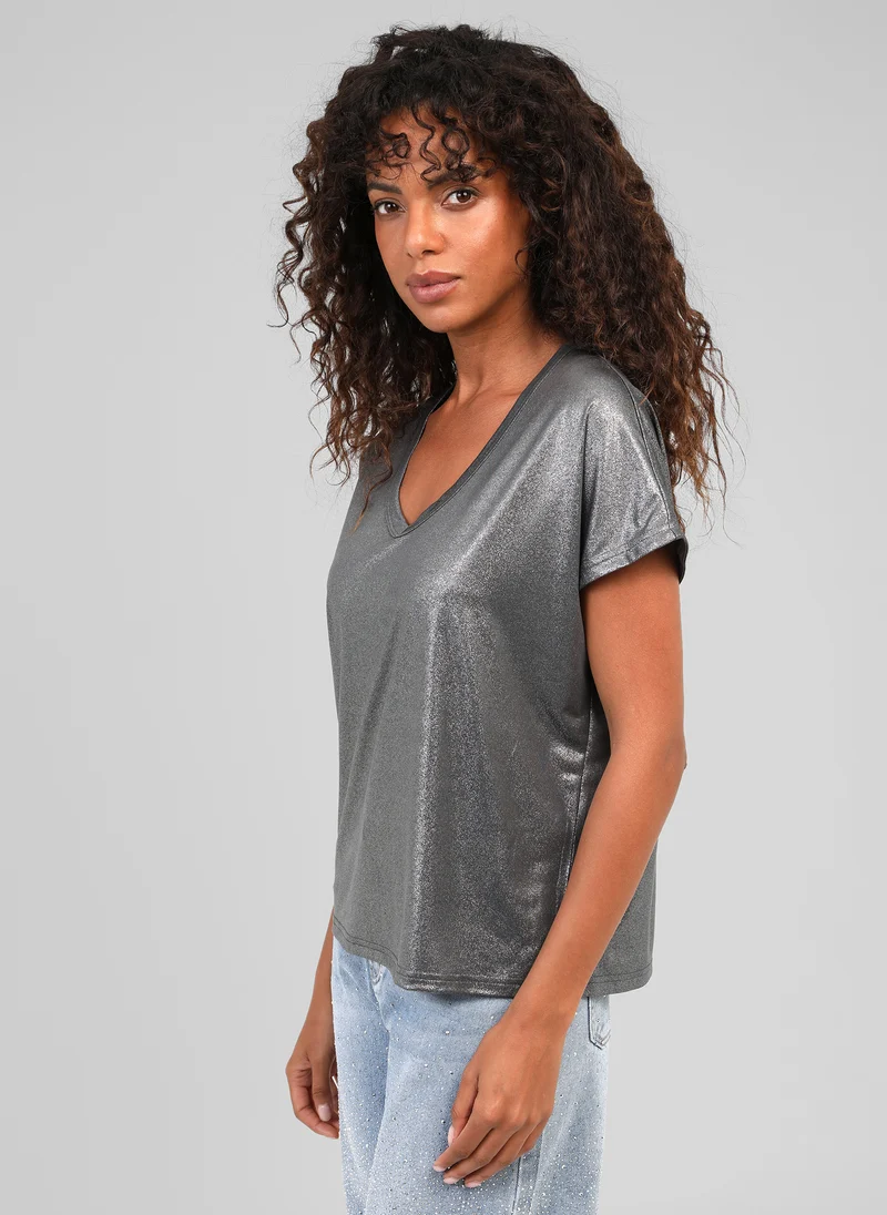 T-SHIRT AGNEZA anthracite