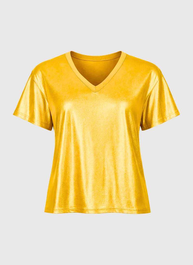 T-SHIRT AGNEZA jaune