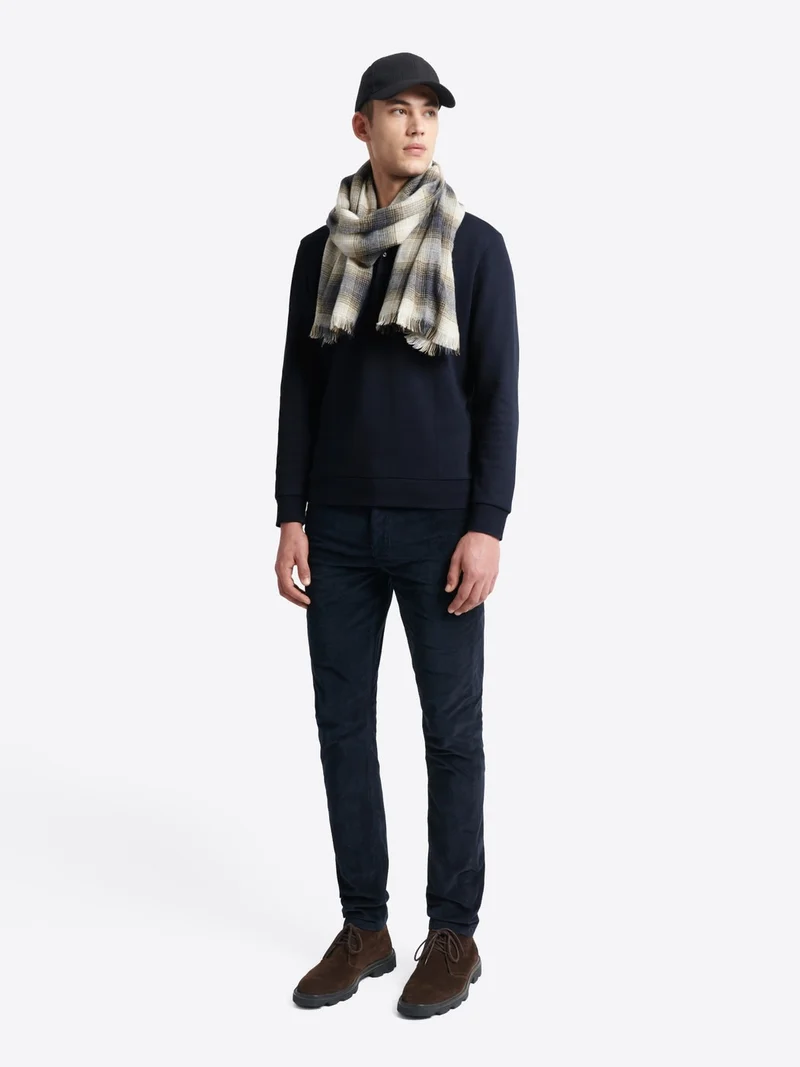 Polo manches longues en coton