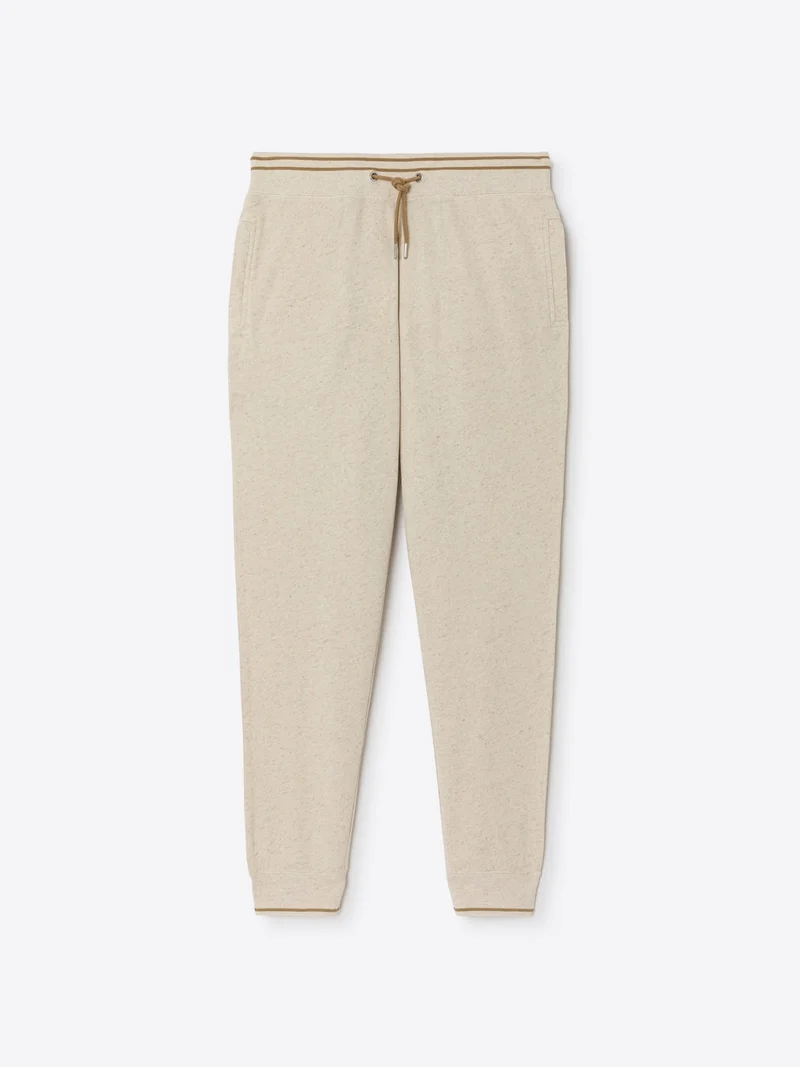 Pantalon homewear en coton-lin