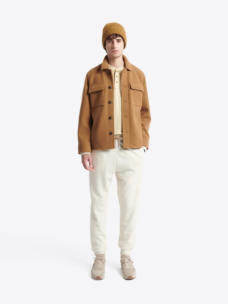 Pantalon homewear en coton-lin