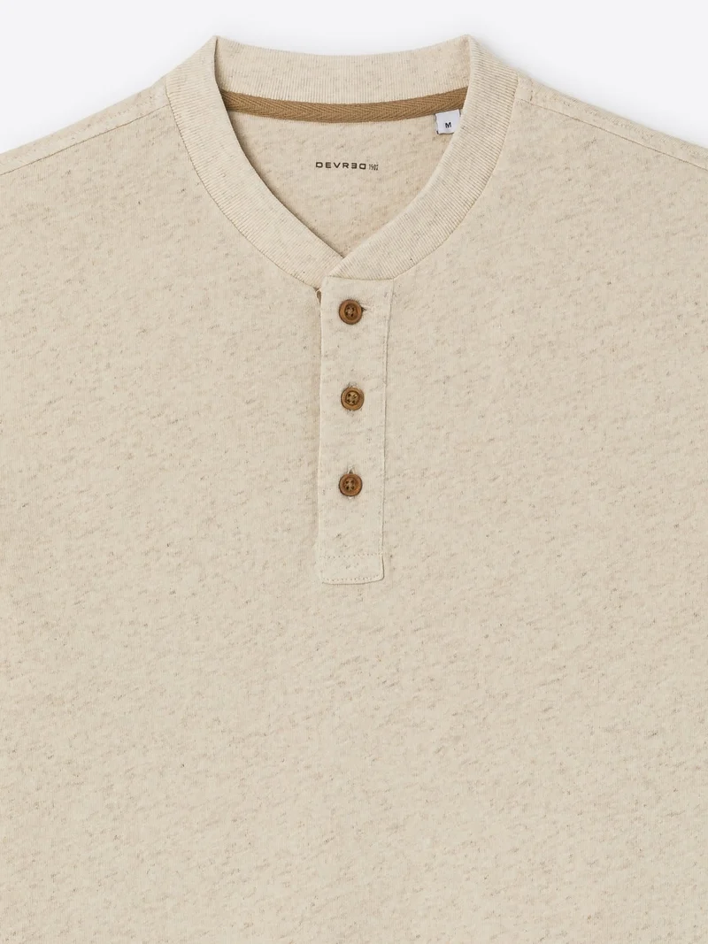 Haut homewear en coton-lin
