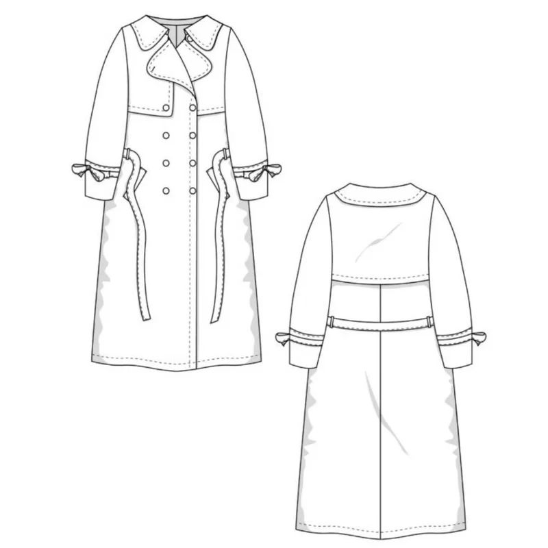 Patron de couture PDF | Trench-coat CHLOÉ | Juliana Martejevs