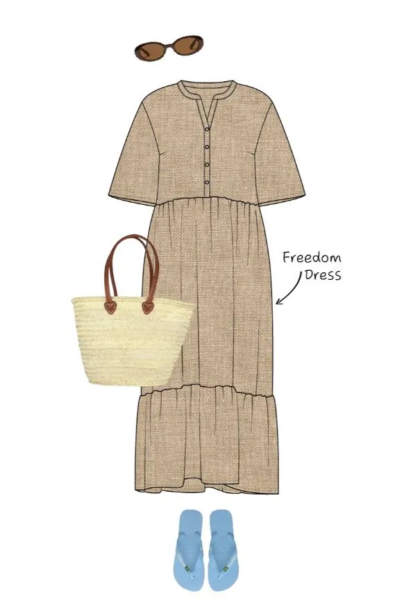 Patron de couture PDF | Robe Freedom | Wardrobe by Me