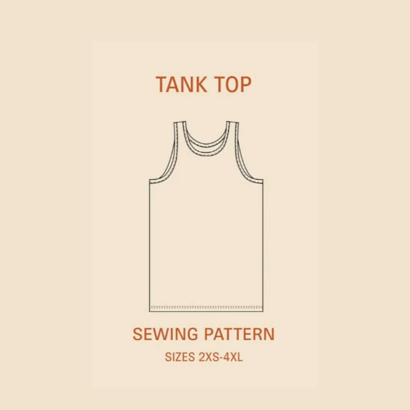 Patron de couture PDF | Camisole (tank top) | Wardrobe by Me