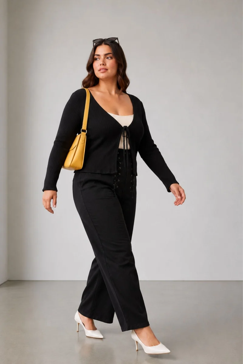 Lihini|100% Cotton Front Tie Shrug
