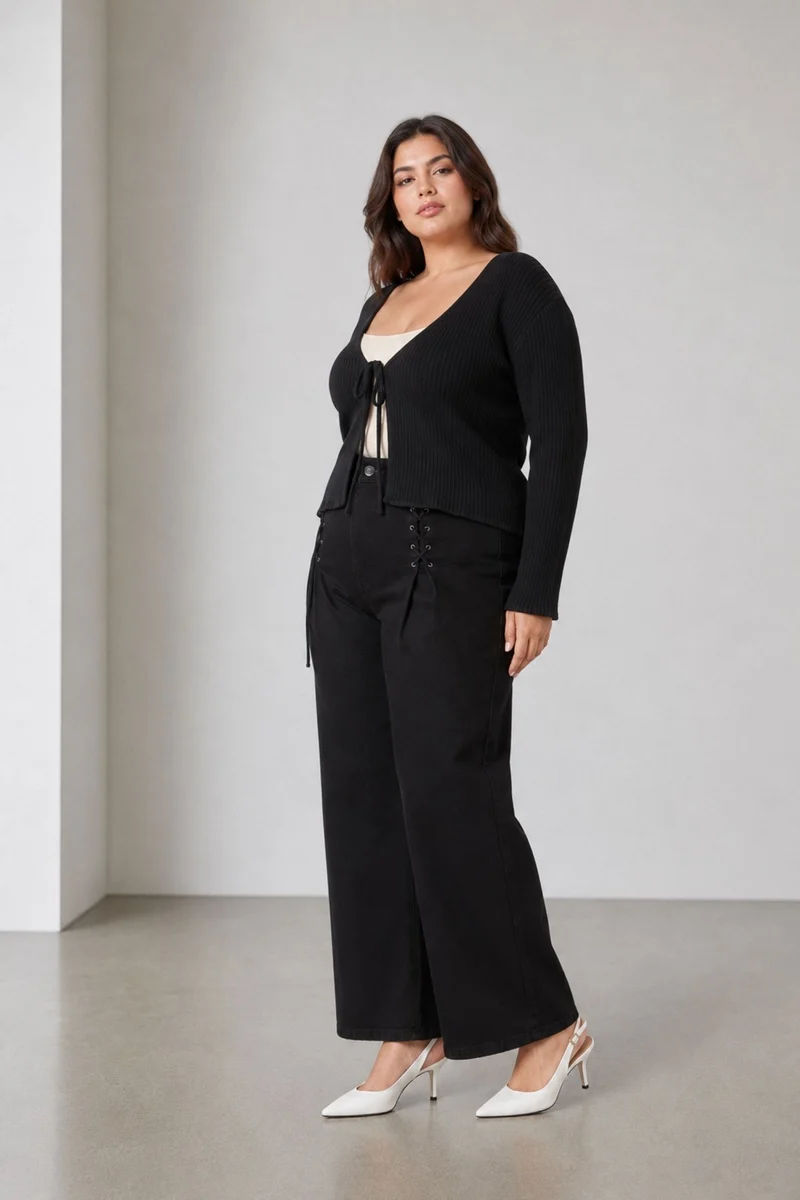 Lihini|100% Cotton Front Tie Shrug