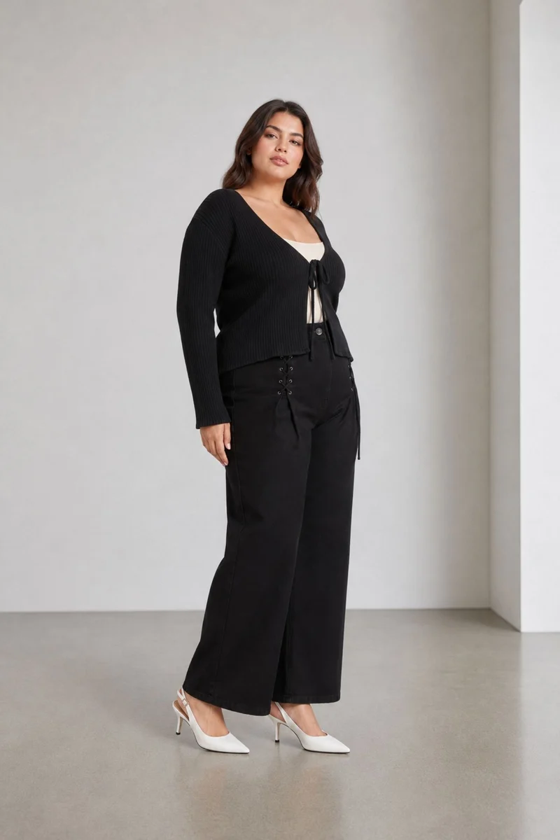Lihini|100% Cotton Front Tie Shrug