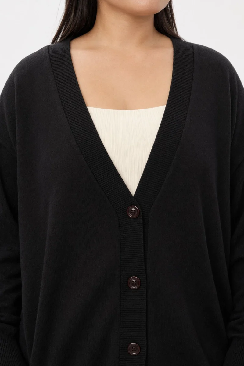 Tharushi|100% Cotton Button Down Cardigan