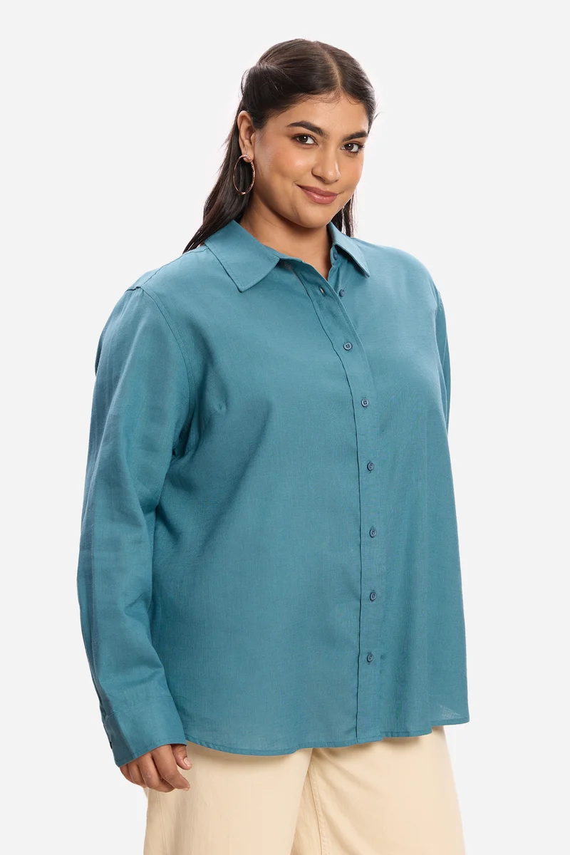 Zuzanna|Lyocell Button-Down Shirt