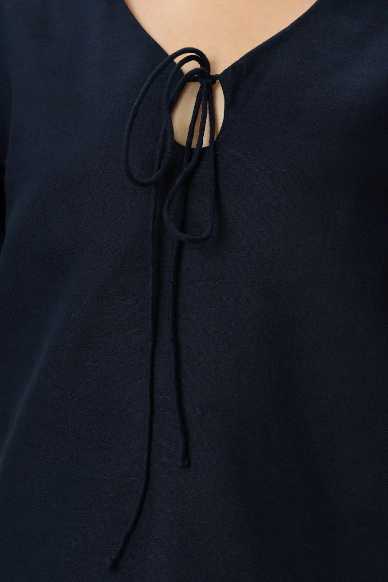 Maili|100% Cotton Puff Sleeve Top