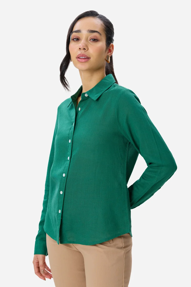 Elgin|Linen Button Down Shirt