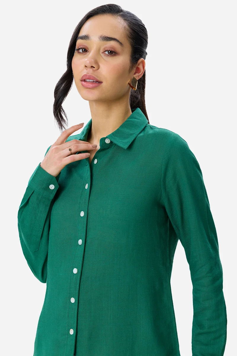 Elgin|Linen Button Down Shirt