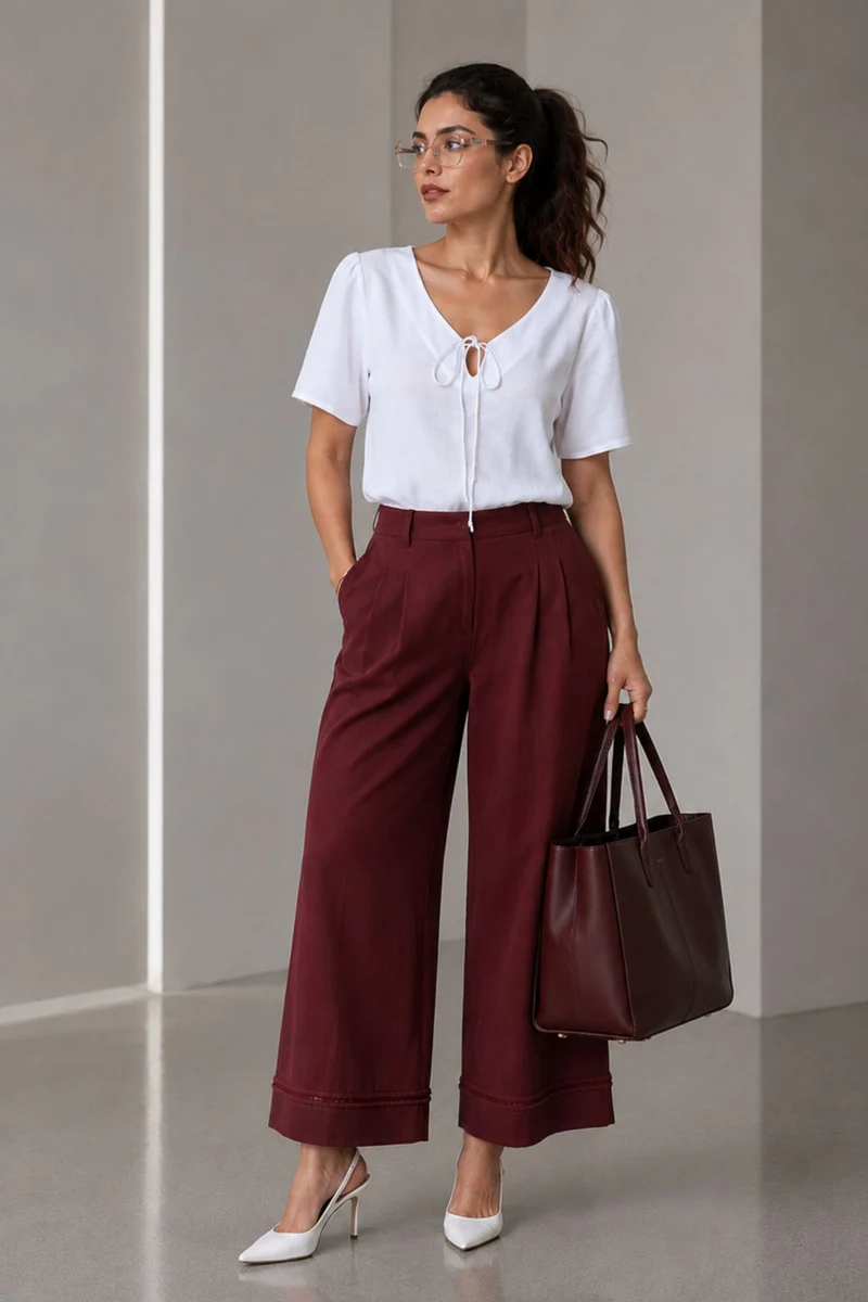 Rena|100% Cotton Puff Sleeve Top