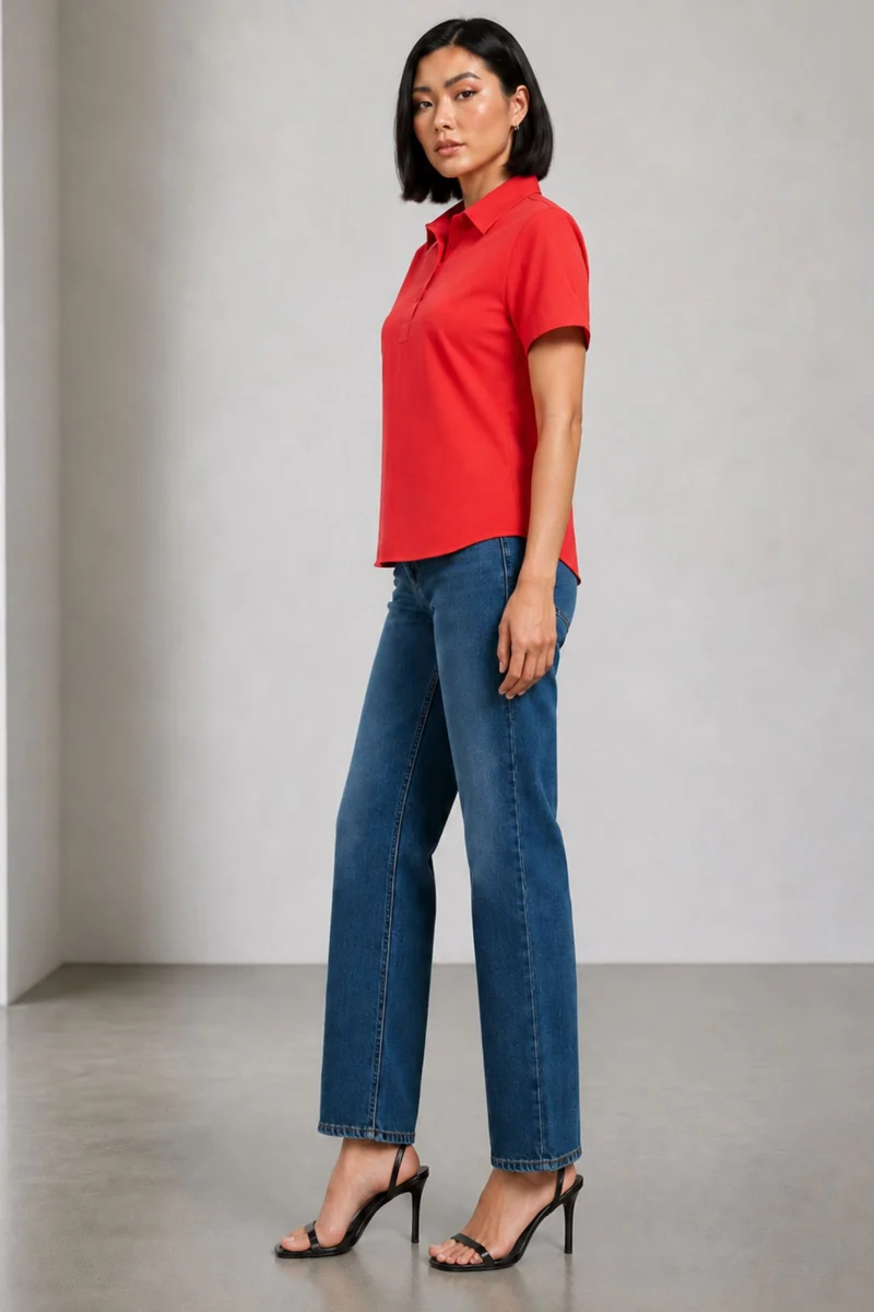 Mhari|Linen Rolled-Up Sleeve Shirt