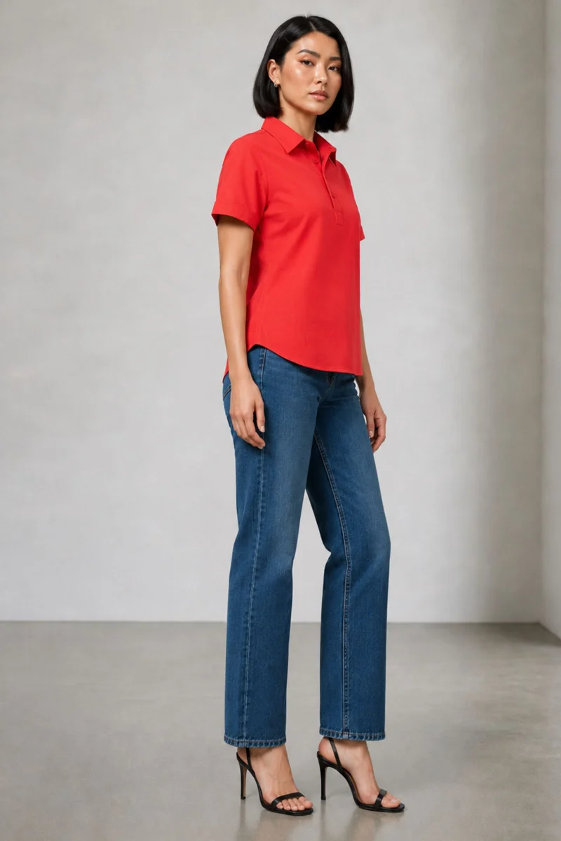 Mhari|Linen Rolled-Up Sleeve Shirt